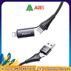 Dây cáp sạc nhanh 4 in 1 Rockspace R12