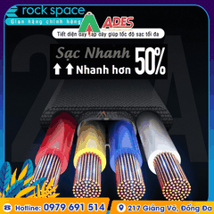 Dây cáp sạc Rockspace M2 cổng Micro