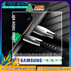 Dây cáp sạc Rockspace M2 cổng Micro