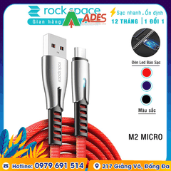 Dây cáp sạc Rockspace M2 cổng TypeC