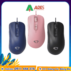 Chuột AKKO RG389 (Black/Pink/Ocean Blue)