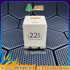 Củ sạc nhanh mini 2 cổng Rockspace T66