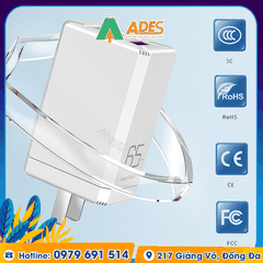 Củ sạc nhanh mini 3 cổng Rockspace T49 65W