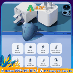 Củ sạc nhanh siêu nhỏ Rockspace T69 dành cho Iphone