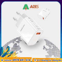 Củ sạc nhanh Rockspace T48 Pro 1 cổng USB 18W