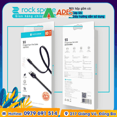 Dây cáp sạc iPhone Rockspace S5