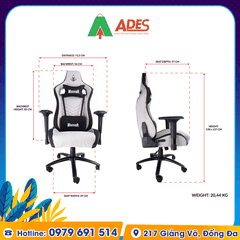 Ghế Gaming Warrior Maiden Series WGC307 PLUS Black/Grey