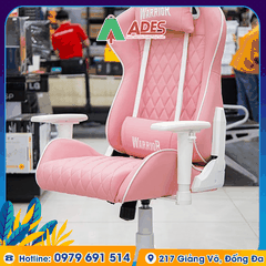 Ghế Gaming Warrior Raider Series WGC206 Plus White Pink