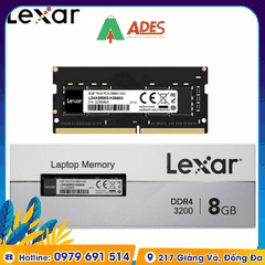 Ram Laptop Lexar 8GB DDR4 3200Mhz (LD4AS008G-R3200GSST)