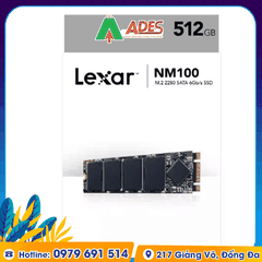 Ổ cứng SSD Lexar NM100 512GB M.2 2280 Sata III (LNM100-512RB)