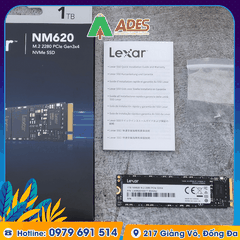 Ổ cứng SSD Lexar NM610 M.2 PCIe Gen3 x4 NVMe 1TB (LNM610-1TRB)