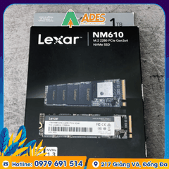 Ổ cứng SSD Lexar NM610 M.2 PCIe Gen3 x4 NVMe 1TB (LNM610-1TRB)