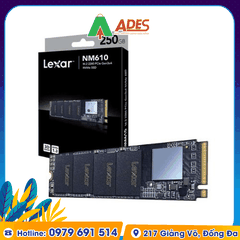 Ổ cứng SSD Lexar NM610 M.2 PCIe Gen3 x4 NVMe 250GB (LNM610-250RB)