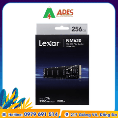 Ổ cứng SSD Lexar NM620 256GB M.2 2280 PCIe 3.0x4 (LNM620X256G-RNNNG)