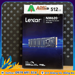 Ổ cứng SSD Lexar LNM620 512G M.2 Nvme PCIe Gen3x4 (LNM620X512G-RNNNG)