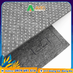Lót chuột HyperWork Bằng Vải Nỉ (Đen-Xám Ghi)