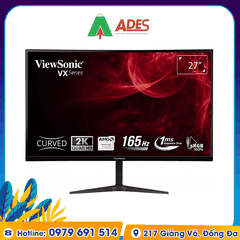 Màn hình máy tính ViewSonic VX2718-2KPC-MHD 27inch, 2K 165Hz