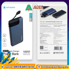 Pin sạc dự phòng Rockspace P40 10000mAh