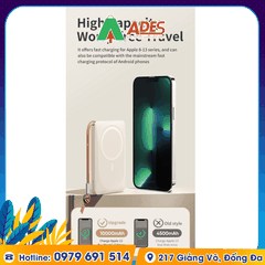 Pin sạc dự phòng không dây magensafe Rockspace P89 10000mAh