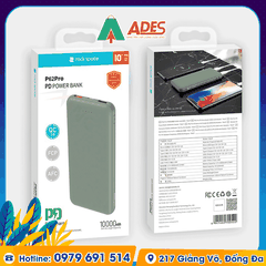 Pin sạc dự phòng không dây Rockspace P62 10000mAh