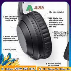 Tai nghe bluetooth chụp tai Rockspace O2