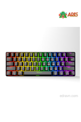 Bàn phím cơ Edra EK361W V3
