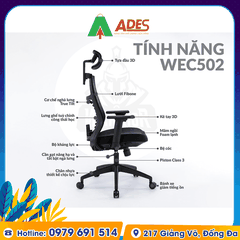 Ghế Ergonomic Warrior Hero series WEC502