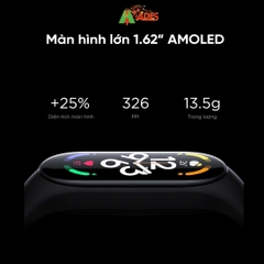 Mi Smart Band 7 Global Đen - Đồng Hành Cùng Sức Khỏe & Phong Cách