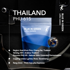 Cà phê rang Thailand PHU-615 - Rang Omni (Omni Roast) - Blue in Green Coffee Roasters