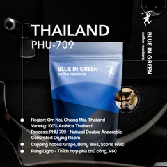 Cà phê rang Thailand PHU-709 - Rang Nhạt (Light Roast) - Blue in Green Coffee Roasters