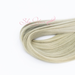 Straight Bulk Hair - Grey Colored Hair