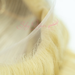 Vietnamese Straight HD Frontal Wig - Blonde #613 Colored Hair