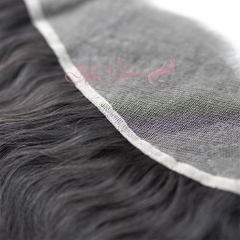 Cambodian Wavy HD lace Frontal, Preplucked - Natural Color