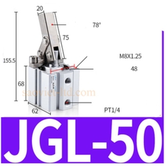 Xi Lanh Kẹp Kiểu Đòn Bẩy JGL25/JGL32/JGL40/JGL50/JGL63