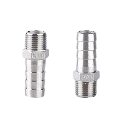 Đầu Nối Ống Mềm Ren Ngoài Inox 304 Lục Giác Chuyển Đổi Kích Thước
