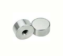 Nam Châm Đế Thép Có Nắp HXK / BMK21 Ren Trong Siêu Mạnh Phi 8-10-13-16mm