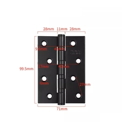 Bản lề inox 304 kích thước 70*100 Dầy 1,6mm, 2,1mm, 3mm
