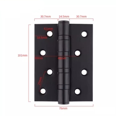 Bản lề inox 304 kích thước 70*100 Dầy 1,6mm, 2,1mm, 3mm