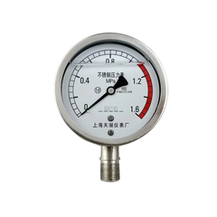 Đồng Hồ Đo Áp Suất/ Chân Không YN-100BF Bằng Thép Không Gỉ
