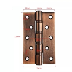Bản lề inox 304 kích thước 70*100 Dầy 1,6mm, 2,1mm, 3mm
