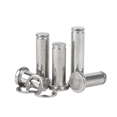 Chốt Đầu Phẳng Có Rãnh Inox 304 M6 M8 M10 M12