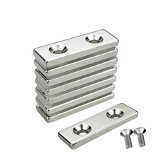 Nam châm hình chữ nhật hai đầu chìm cố định bằng bulong BLS31/32