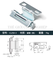 Bản lề CL250-1-2-3-4 inox tháo lắp – Bản lề cửa tủ điện, tủ điều khiển