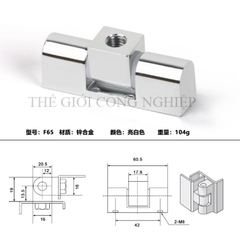 Bản lề F45 inox cho tủ điện, tủ điều khiển – Bản lề trục xoay inox