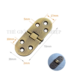 Bản lề gập tự khóa 0°/90°/180° – Phụ kiện gấp hạ bàn, bàn trà, bản lề gập cố định cho đồ nội thất