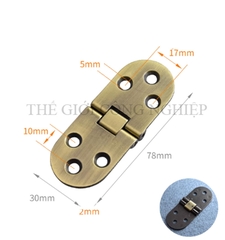 Bản lề gập tự khóa 0°/90°/180° – Phụ kiện gấp hạ bàn, bàn trà, bản lề gập cố định cho đồ nội thất
