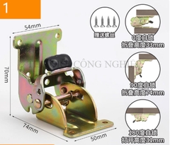 Bản lề gập tự khóa 0°/90°/180° – Phụ kiện gấp hạ bàn, bàn trà, bản lề gập cố định cho đồ nội thất