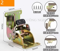 Bản lề gập tự khóa 0°/90°/180° – Phụ kiện gấp hạ bàn, bàn trà, bản lề gập cố định cho đồ nội thất