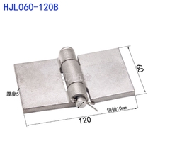 Bản lề hàn inox 304 loại nặng, không lỗ, tháo rời, tải trọng 250kg, bản dày