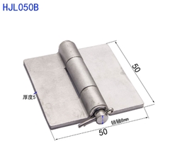 Bản lề hàn inox 304 loại nặng, không lỗ, tháo rời, tải trọng 250kg, bản dày